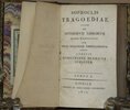 Another image of Tragoediae. Ad optimorum librorum fidem emendatae cum brevi nota-tione emendationum. Curavit Godofredus Henricus Schaefer. by SOPHOCLES.