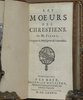 Another image of Les Moeurs des Chrestiens. (Bound together with) Les Moeurs des Israelites. by FLEURY, M.