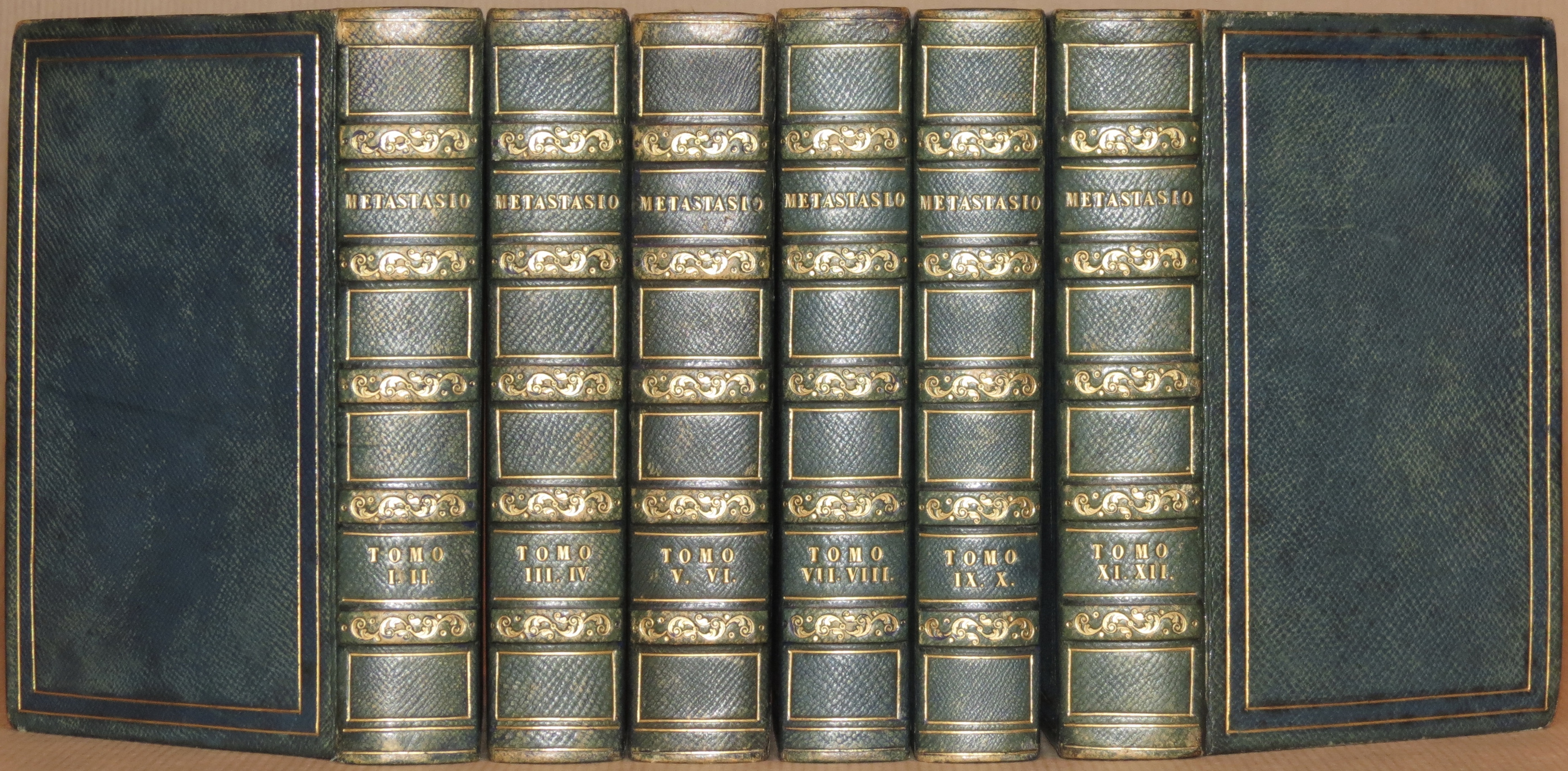 Opere di Pietro Metastasio. by METASTASIO, Pietro. McConnell Fine Books