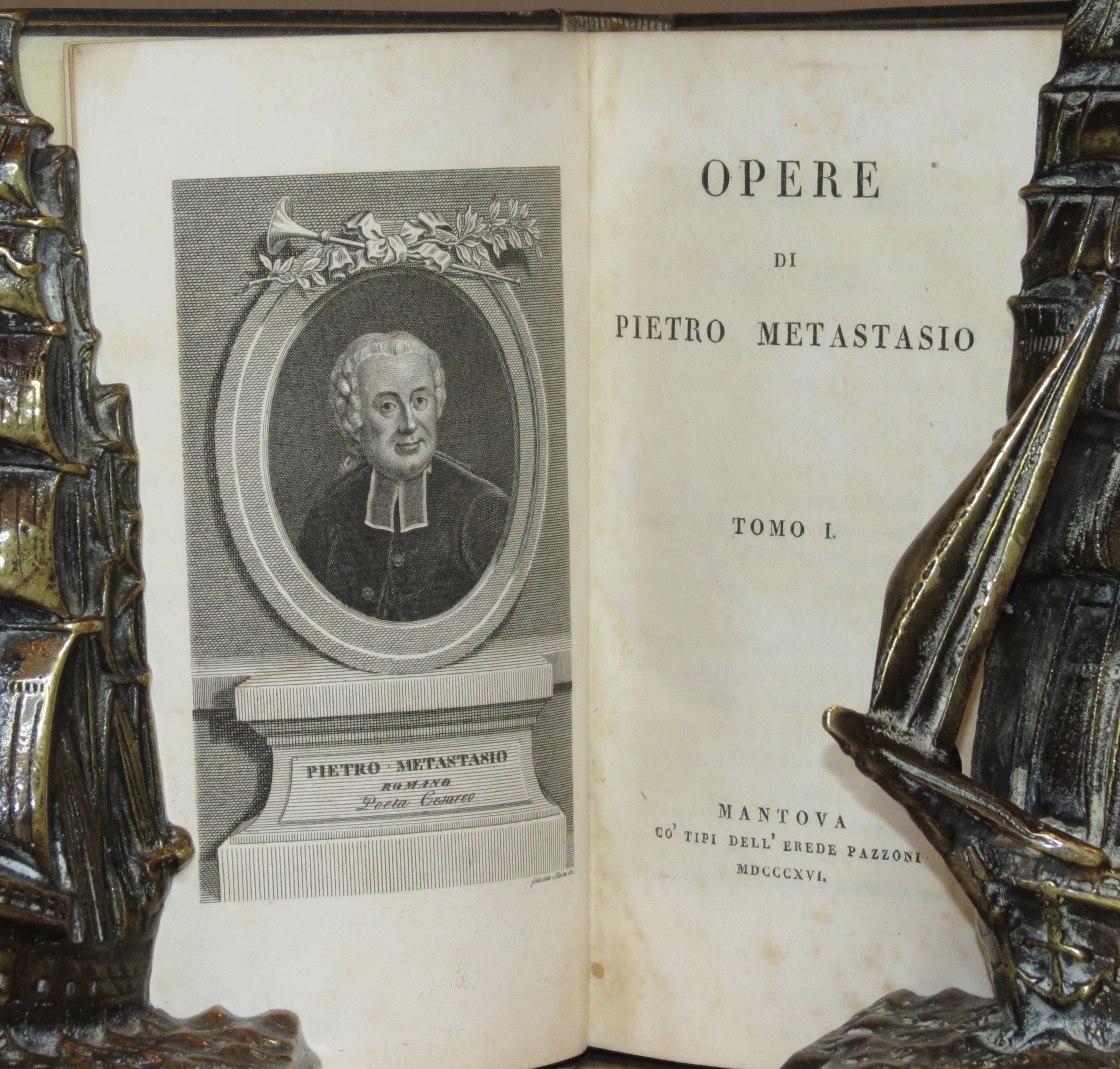 Opere di Pietro Metastasio. by METASTASIO, Pietro. McConnell Fine Books