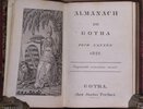 Another image of Almanach de Gotha Pour L'année 1822. by ALMANACH