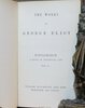 Another image of The Works of George Eliot. The Cabinet edition. (Comprising: Felix Holt; The Mill on the Floss; Scenes of Clerical Life; Adam Bede; Daniel Doronda; Romola; Legend of Jubal ets.; Theophrastus Such; The Spanish Gypsy; Middlemarch; Silas Marner, Etc.; Essays, etc.). by ELIOT, George