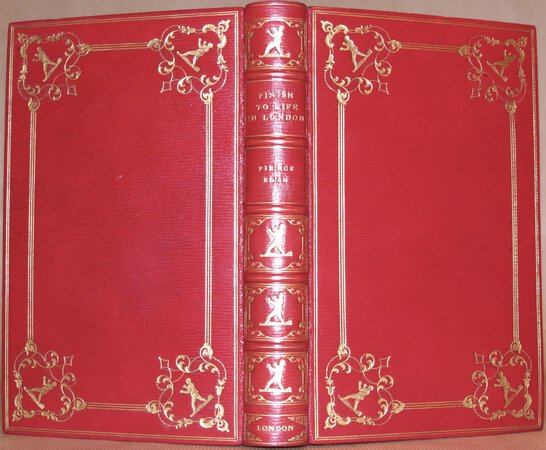 Finish to the Adventures of Tom, Jerry, and Logic, in their pursuits through London. by EGAN, Pierce. CRUIKSHANK, Robert (Illustrated by the pencil of).