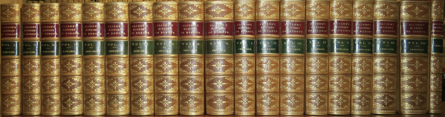 History of Europe. by ALISON, Sir Archibald