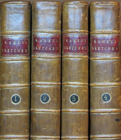 Sketches of the History of Man. by KAMES, Lord Henry Home