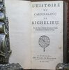 Another image of L'Histoire du Cardinal-Duc de Richelieu. by AUBERY, Antoine