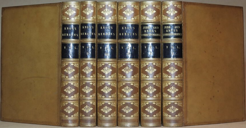 Remains of Alexander Knox. (Bound uniformly with) Thirty Years' Correspondence, between John Jebb and Alexander Knox. by KNOX, Alexander. JEBB, John.
