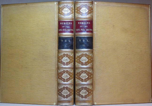 A Memoir of The Reverend Sydney Smith. by HOLLAND, Lady. AUSTIN, Mrs. (A Selection from his Letters).