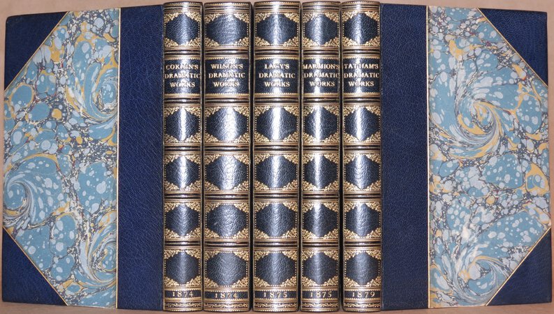 The Dramatic Works of Sir Aston Cokain; The Dramatic Works of John Wilson; The Dramatic Works of John Lacy; The Dramatic Works of Shackerley Marmion; The Dramatic Works of John Tatham. by COKAIN, Sir Aston; WILSON, John; LACY, John; MARMION, Shackerley; TATHAM, John.