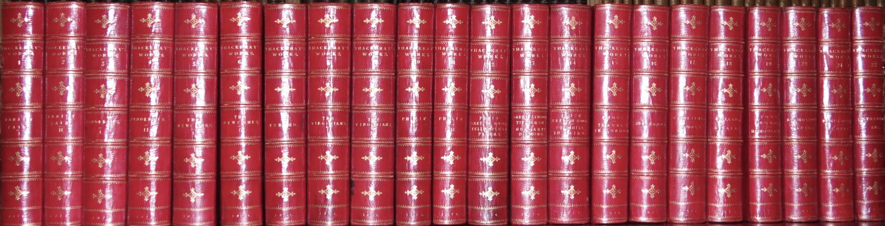 The Works of William Makepeace Thackeray. by THACKERAY, William Makepeace
