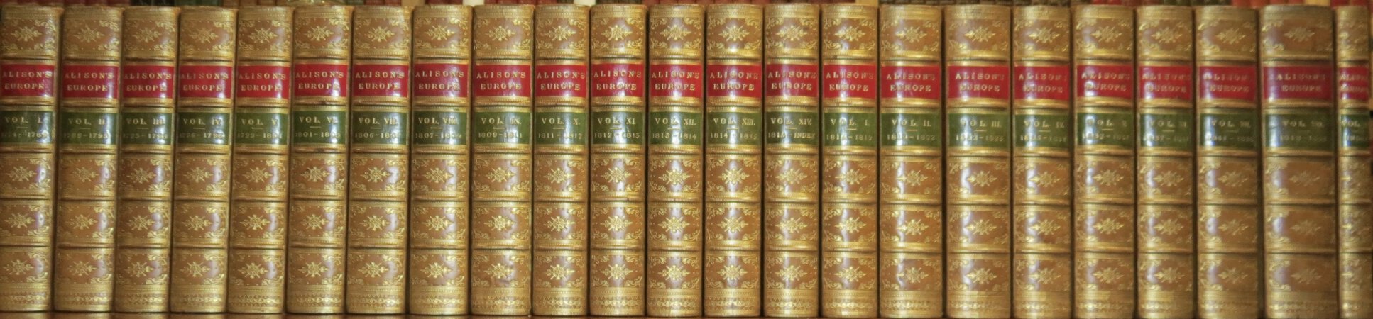 History of Europe. by ALISON, Sir Archibald.