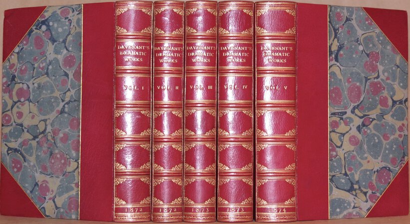 The Dramatic Works of Sir William D'Avenant. by D'AVENANT, Sir William. (Also Spelt DAVENANT).