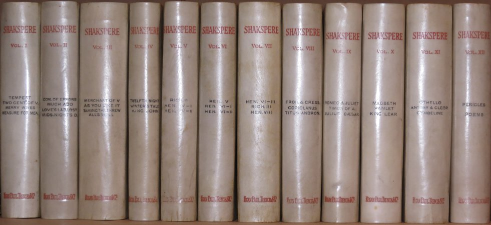 Shakspere's Works by SHAKSPERE, William. (SHAKESPEARE)