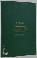 NUMBER: A LINK BETWEEN DIVINE INTELLIGENCE AND HUMAN. An Argument. by GIRDLESTONE, Charles.