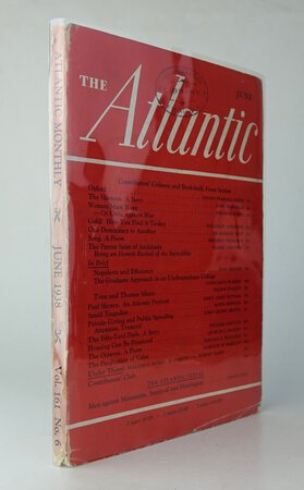 THE ATLANTIC - MAY 1938 and JUNE 1938 [Two Volumes]. by WOOLF, Virginia; JAMESON, Storm; STEINBECK, John, et al.