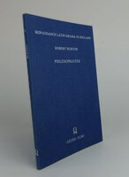 PHILOSOPHASTER (1606). by BURTON, Robert. Prepared with an Introduction by: SPEVACK, Marvin.