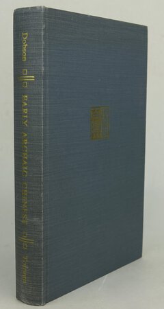 EARLY ARCHAIC CHINESE. by DOBSON, W.A.C.H.