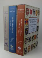 DICTIONARY OF BRITISH ARMS: Medieval Ordinary. [Volumes One, Two, and Four] by Edited by: CHESSHYRE, Hubert; WOODCOCK, Thomas; GRANT, Janet; GRAHAM, Ian; FLOWER, Sarah; CHALMERS, Trevor.