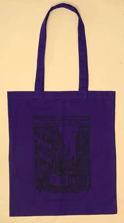 Coloured Cotton Tote Bag: ROYAL PURPLE