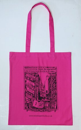 Coloured Cotton Tote Bag: BRIGHT FUSCHIA PINK