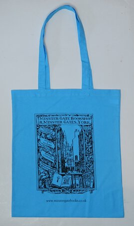 Coloured Cotton Tote Bag: FORGET-ME-NOT BLUE
