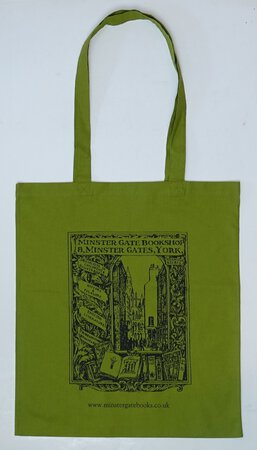 Coloured Cotton Tote Bag: OLIVE GREEN
