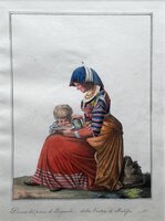 DONNA DEL PAESE DI BAGNUOLI, DELLA CONTEA DI MOLISSE by School of/in the manner of Michela De Vito