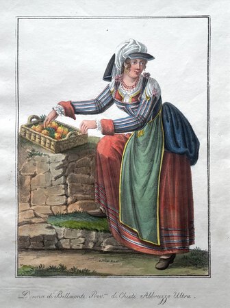 DONNA DI BELLMONTE, PROVINCIA DI CHIETI, ABBRUZZO ULTRA by School of/in the manner of Michela De Vito.