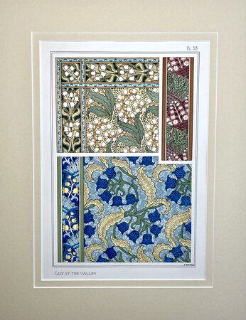 LILY OF THE VALLEY by By E. Hervegh [School of Eugene Grasset]