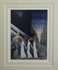 Another image of ‘As soon as they tugged at the rope, the Captain and Lieutenant pulled up the Princesses, the one after the other’ by By Kay Nielsen.