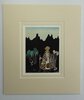Another image of ‘When he had walked a day or so, a strange man met him. “Whither away?” asked the man.’ by By Kay Nielsen.