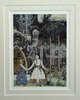 Another image of ‘He took a long farewell of the Princess, and when he got out of the Giant’s door, there stood the Wolf waiting for him’ by By Kay Nielsen.