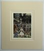 Another image of ‘He took a long farewell of the Princess, and when he got out of the Giant’s door, there stood the Wolf waiting for him’ by By Kay Nielsen.