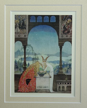 ‘The King went into the Castle, and at first his Queen didn’t know him, he was so wan and thin, through wandering so far and being so woeful’ by By Kay Nielsen.