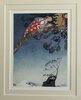Another image of ‘And flitted away as far as they could from the Castle that lay East of the Sun and West of the Moon’ by By Kay Nielsen.