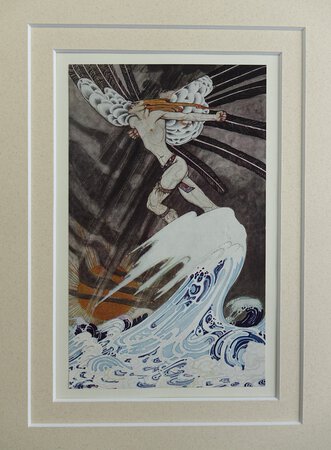 ‘The North Wind goes over the sea’ by By Kay Nielsen.