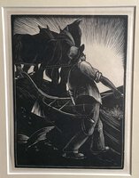 TURNING THE PLOUGH. by Clare Leighton.