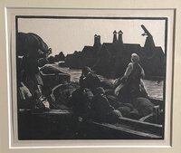 BARGES. by Clare Leighton.