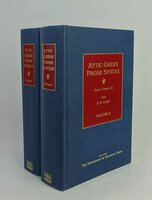 ATTIC GREEK PROSE SYNTAX. Two Volumes. by COOPER, Guy L, III; KRUGER, K.W.
