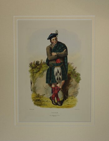 GRAHAM TARTAN. by McIan, Robert Ronald (sometimes Robert Ranald).