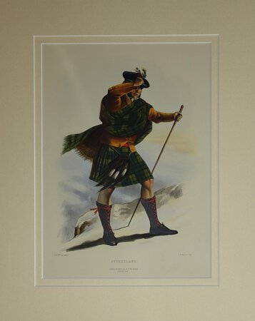 SUTHERLAND TARTAN. by McIan, Robert Ronald (sometimes Robert Ranald).