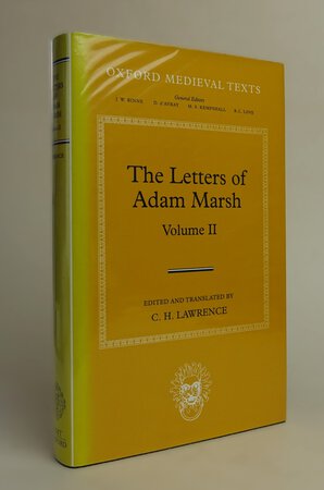 THE LETTERS OF ADAM MARSH, Volume II. by Edited and translated by: LAWRENCE, C.H.