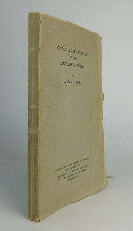 STUDIES IN THE ACCIDENCE OF THE LINDISFARNE GOSPELS. by ROSS, Alan S. C.
