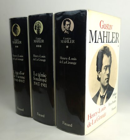 GUSTAV MAHLER. [Three Volumes] by de La GRANGE, Henry-Louis.