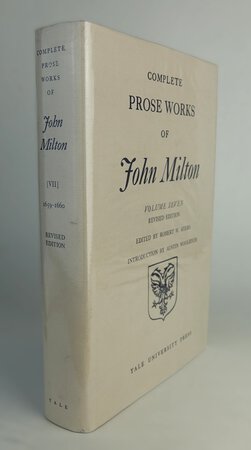COMPLETE PROSE WORKS OF JOHN MILTON. by MILTON, John; edited by AYERS, Robert W.; introduction by WOOLRYCH, Austin.