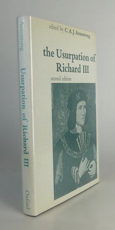 THE USURPATION OF RICHARD III. by Translated and with Introduction by ARMSTRONG, C.A.J.