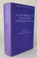 A CONCORDANCE TO JOHN GOWER’S CONFESSIO AMANTIS. by Edited by, PICKLES, J.D; DAWSON, J.L.