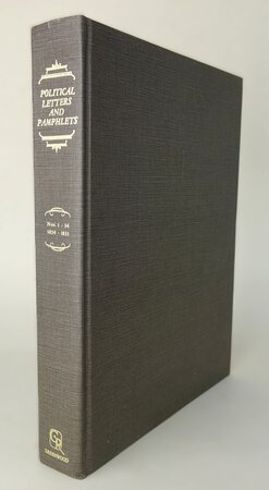 POLITICAL LETTERS AND PAMPHLETS. by CARPENTER, William.