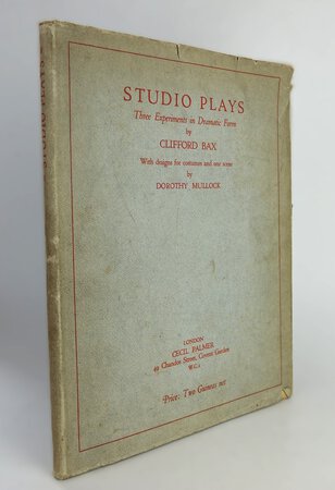 STUDIO PLAYS by BAX, Clifford. With designs for costumes and one scene by Dorothy Mullock.