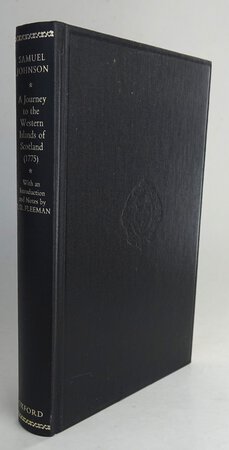 A JOURNEY TO THE WESTERN ISLANDS OF SCOTLAND. by JOHNSON, Samuel. With an Introduction and Notes by J.D. Fleeman.